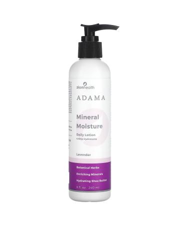 Adama Moisture Intense Lavender Zion Health 8 oz Cream