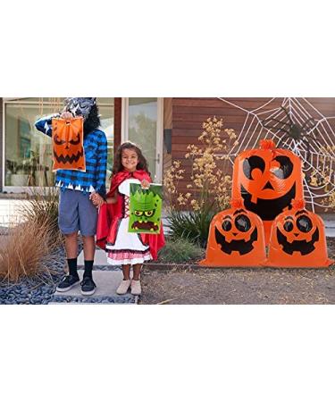 DERAYEE 6Pcs Halloween Pumpkin Lawn Bags - Large Jack O Lantern Leaf Bags for Outdoor Halloween Yard Decorations - Buy Online on GoSupps.com