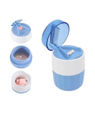 Coupe Medicaments Multifonction 3 En 1 S parateur De Comprim s Avec Lame Broyeur Medicament Avec Compartiment De Rangement Et Lame Convient Aux Personnes Ayant Des Difficult s Avaler