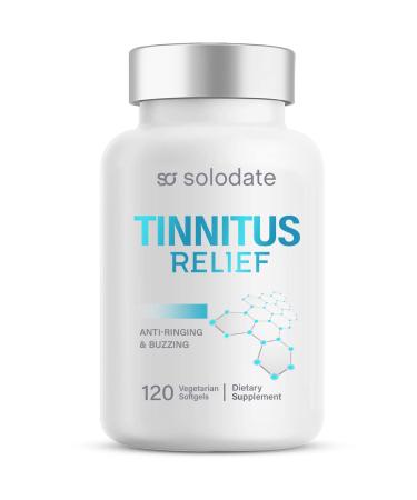 Tinnitus Relief for Ringing Ears Tinnitus Relief Supplement for Ear Nutrition to Relieve Ear Ringing & Tinnitus 120 Capsules