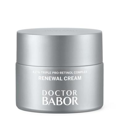 DOCTOR BABOR Renewal Cream | Regenerating anti-ageing and anti-pigmentation face cream with pro-retinol complex | For radiant rejuvenated skin | Refines the complexion | Vegan | 50ml
