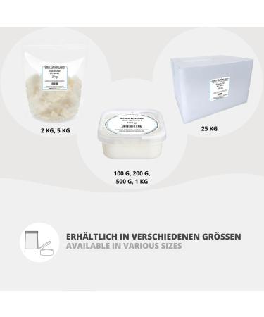 Organic Shea Butter 500g - 100% Natural Refined & Vegan - Premium Natural Cosmetics for Glowing Skin - Buy Online on GoSupps.com