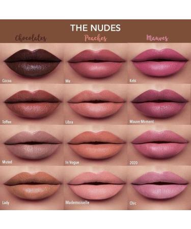 Juvia's Place Nude Velvety Matte Lipstick - Long-Lasting, Rich-Color Lip Makeup - Buy Online on GoSupps.com