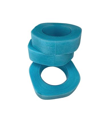 The Lash Co. Silicone Gel Tape for Lash Extensions ONE ROLL (Perfect for Tape Back Method  sensitive  gentle  easy to remove!) (Blue)