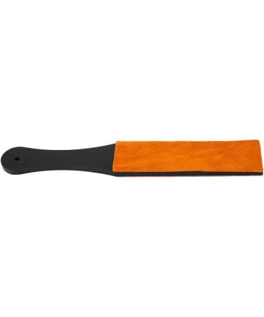 PU Leather Razor Pouch - Double Size with Acrylic Handle for Razors & Knives | Perfect for Polishing Gold & Silver - Buy Online on GoSupps.com