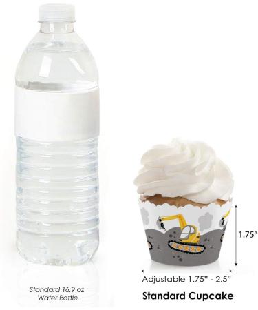 Big Dot of Happiness Dig It - Construction Party Zone - Baby Shower or Birthday Party Decorations - Party Cupcake Wrappers - Set of 12 - Buy Online on GoSupps.com