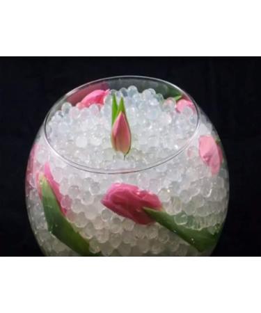 20,000 SooperBeads Clear Vase Filler Gems for Wedding Centerpieces & Decor - Water Growing Gel Pearls for Plants, Sensory Play & more - Buy Online on GoSupps.com
