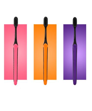 GLEAVI 6 Pieces Toothbrush With Soft Bristles Bamboo Toothbrush Abs Toothbrush Soft Fur