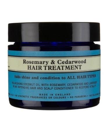 Neal's Yard Remedies Neals Yard Rosemary & Cedarwood Hair Treatment 50g Helps restore body and shine ideal for use on undergrowth or colored hair