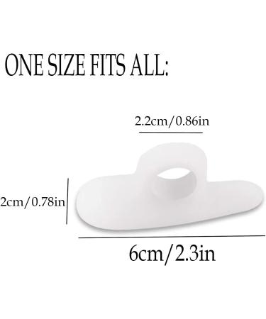 10-Piece Hammer Toe Corrector Set for Men and Women - Gel Straighteners with Separator Loops, Support Crest, Joint Realignment, Cushion Support - Buy Online on GoSupps.com