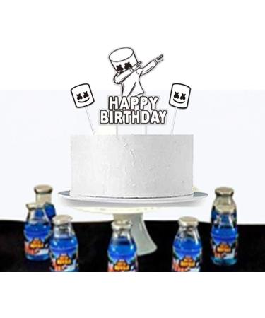 DJ Mask Birthday Cake Topper for Marshmallow - Buy Online on GoSupps.com