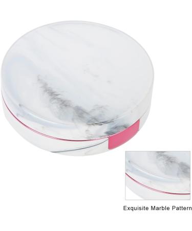 4 Colors Contact Lens Case - Portable Marble Pattern Eye Care Kit - Red - Ideal Gift for Home Use - Buy Online on GoSupps.com