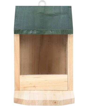 vidaXL 4x Firwood Squirrel Houses Garden Forest Wild Animals Wooden Holder Squirrel Peanut Butter Feeder Food House Feeding Station Box - Buy Online on GoSupps.com