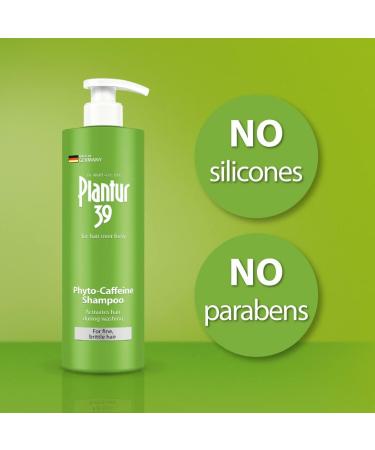 Plantur 39 Caffeine Shampoo 500ml with Dispenser - Prevents Hair Loss | Set with Conditioner - Fine Brittle Hair | Supports Hair Growth - Buy Online on GoSupps.com