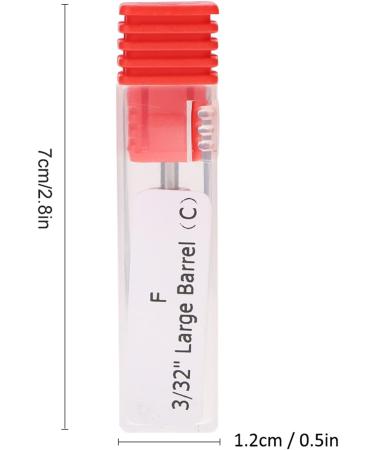Corn Head Nail Grinding Head Nail Drill Bit Ceramic Grinding Head Manicure Tool Nails Smooth Nail Nursing Tool For Nail Removal and Manicure Red (Corn head F) - Buy Online on GoSupps.com