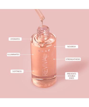 Revival Hair Oil - Coconut Avocado Macadamia Oils - Hydrating Serum for Silky Strong Hair - 2.02 fl. oz - Buy Online on GoSupps.com