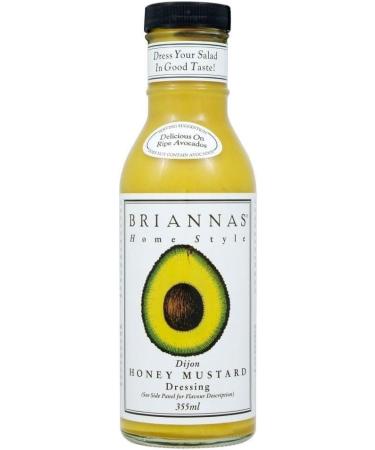  BRIANNAS Briannas Home Style Dijon Honey Mustard 355 ml Pack of 2 - Buy Online on GoSupps.com