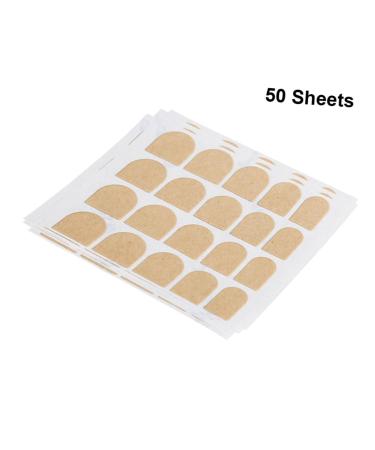 FOMIYES 100 Sheets Nail Art Supply Adhesive Nail Tabs Jelly Gel Nail Sticker Manicure Accessories Nail Wraps Sticker Jelly Adhesive Tabs Nail Decals Jelly Tabs Fake Nail Stickers Removable Yellowx2pcs 6.2X6.2cmx2pcs - Buy Online on GoSupps.com