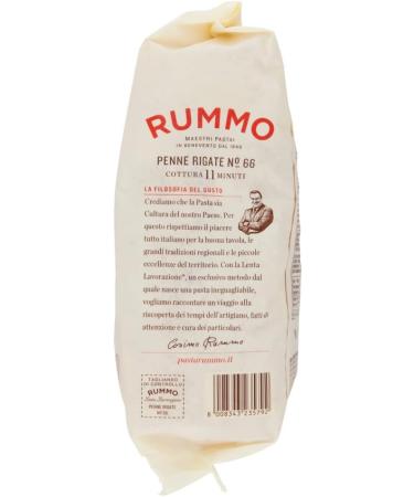  Italian Gourmet E.R. Rummo Penne Rigate No. 66 Durum Wheat Semolina Pasta 1 kg + Italian Gourmet Box Tomato Pulp 400 g - Buy Online on GoSupps.com