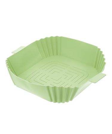 Ciieeo 3pcs Air Fryer Pan Air Fryers Airfryer Air Fryer Accessories Square Air Fryer Supply Food Mat Liner Greenx3pcs 24X19.5X5CMx3pcs
