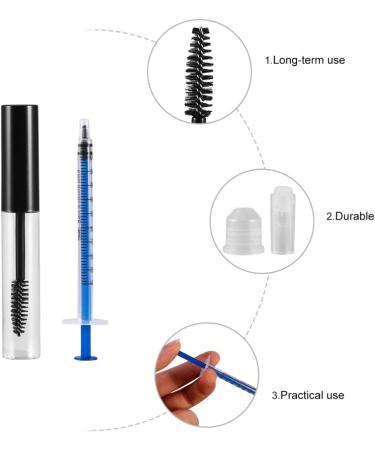 CANIGHT 12pcs Mascara Tube Dispensing Tool Lip Balm Bottle Lip Balm Containers Makeup Containers Plastic - Buy Online on GoSupps.com