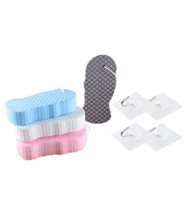 Mobestech 3 Sets Children's Bath Sponge Cleaning Sponges for Household Use Kids Tools Sponge Bath Brush Foam Body Wash Spa Accessories Bath Accessories PVA Cleaning Brush 3D Portable