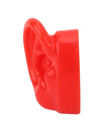 Silicone Soft Ear Model with Large Base for Acupuncture Clinics - Red | Durable & Slick Design - Buy Online on GoSupps.com