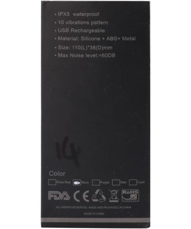 Mini Portable Vibration Massage Device for Women - Strong Silicone 10 Modes Waterproof & Rechargeable - Wireless Handheld Massager (Red) - Buy Online on GoSupps.com