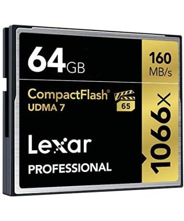 Lexar Professional 1066x 64GB CompactFlash Card - 160MB/s Read Speed - Ideal for Photographers and Videographers - Buy Online on GoSupps.com