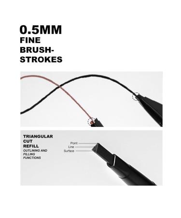 Buy Professional Eyebrow Pencil - Retractable Definer in 04 Light Brown | Shape & Fill Your Brows - Buy Online on GoSupps.com