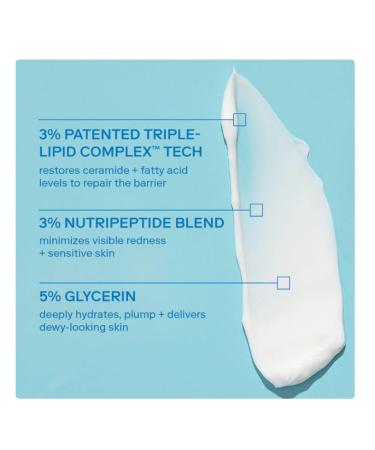 Skinfix Barrier+ Triple Lipid-Peptide Refillable Face Cream 1.7 oz - Hydrating Skin-Loving Formula for All Skin Types | Shop Internationally - Buy Online on GoSupps.com