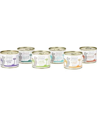 MjAMjAM - premium wet food for dogs - mixed pack II - with chicken & duck beef turkey veal turkey lamb 6 pack (6 x 200 g) natural with extra meat
