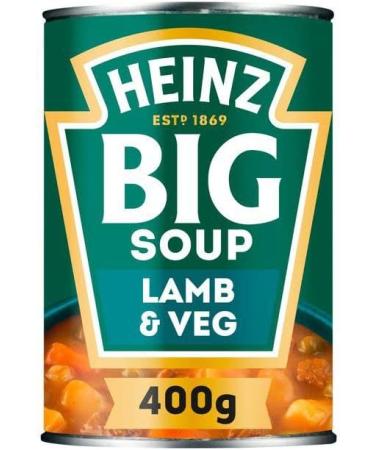 Heinz - Big Soup Bundle Bundle 6 x Tins (400g) Beef & Veg Steak & Potato and Chicken & Veg Chicken & Bacon Lamb & Veg and Steak & Onion - Buy Online on GoSupps.com