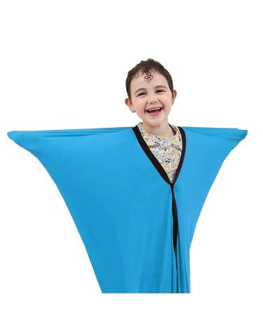 ZYUBOESO Sensory Body Sock for Kids Full Body Wrap Stretchy Body Sox to Relieve Stress for Children with Autism Anxiety ADHD ADD (Color : Sky blue Size : M/Medium) M/Medium Sky Blue