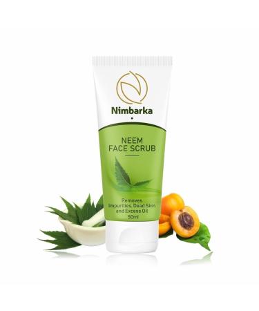 BEMT Neem Face Scrub for Gentle Exfoliation Herbal Facial Cleanser with Natural Neem Extract Removes Impurities & Excess Oil Refreshing Skin Care 50ml