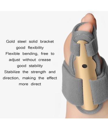 Orthopedic Bunion Corrector - Adjustable Metal Toe Straightener for Hallux Valgus Relief - Day & Night Comfort - Buy Online on GoSupps.com