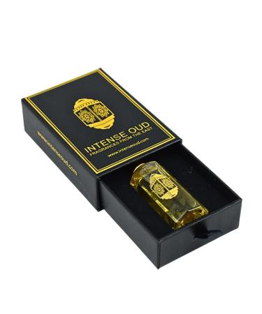 INTENSE OUD Crys Water Men Loose Oil 12ml (0.40 oz) Arabian Perfume Oil For Men in Black Gift Box Original long-lasting Concentrated Perfume Oil Alcohol-Free with Misk Blend - Buy Online on GoSupps.com