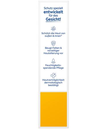 Nivea Sun UV Face Q10 Anti-Age Sunscreen SPF 30 - Moisturizing Facial Protection Against UVA/UVB Rays (50 ml) - Buy Online on GoSupps.com