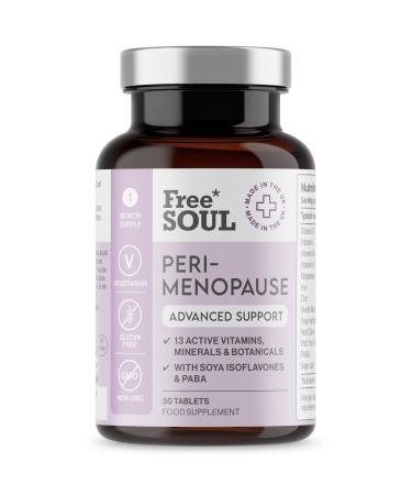 Perimenopause Supplements for Women | High Strength Support During Perimenopause - The Early Stage of Menopause | 1 Month Supply | Advanced Single Serve Capsules | 13 Active Ingredients | Free Soul - Buy Online on GoSupps.com