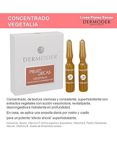  Dermoder Pack of 2 Vegetalia Dry Skin ampoules - 2 units - Buy Online on GoSupps.com