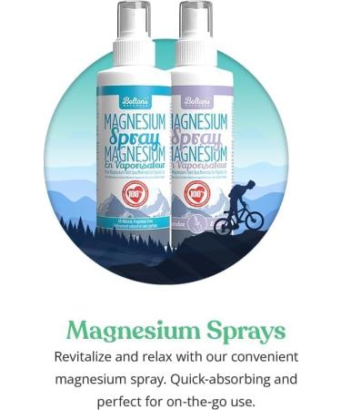 Bolton's Naturals Magnesium Oil Spray - 100% Made in Canada | Magnesium Chloride Spray with Essential Trace Minerals | 237 ml (237 Ml (Pack of 2)) 16 Fl Oz (Pack of 1) - Buy Online on GoSupps.com