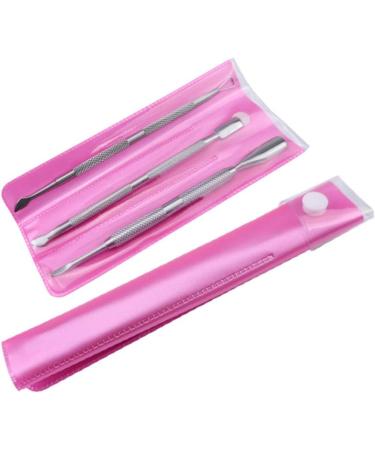 Cuticle Pusher and Gel Nail Polish Remover Set Stainless Steel Cuticle Remover Durable Pedicure Manicure Tools - Buy Online on GoSupps.com