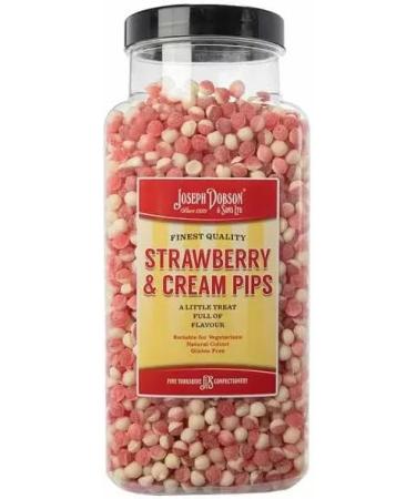 Strawberry And Cream Pips 500g Sweet Pouch - Buy Online on GoSupps.com