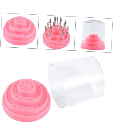 POPETPOP 1pc 48 Nail Bit Holder Nails Drill Bits Nail Display Stand Display Storage Case Nail Bit Organizer Display Holder Stand Nail Drill Bit Holder Pink Grinding Head Manicure Size 1 Pink - Buy Online on GoSupps.com