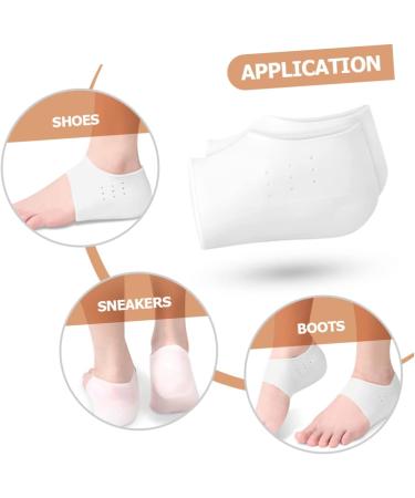 NOLITOY Half Shoe Socks - Comfortable Height Increase Insoles for Invisible Heel Lift & Protection - Buy Online on GoSupps.com