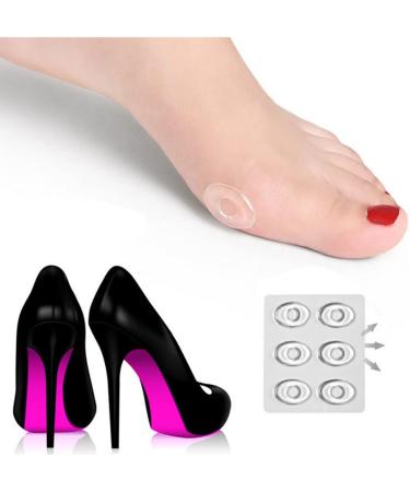 UPSTORE Transparent Oval Gel Foot Corn Rings - 36PCS | Silicone Foot Cushions Pads | Self-Adhesive Heel Sticker for Shoes - Buy Online on GoSupps.com