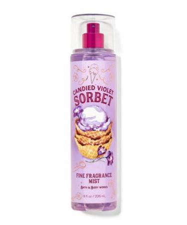 Bath & Body Works Signature Collection Candied Violet Sorbet Fragrance Mist 8 Fl Oz (Candied Violet Sorbet)
