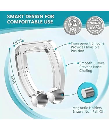 Snore Gone - Best Anti Snoring Devices | Silicone Magnetic Nose Clips for Men & Women | 6 PCS Comfortable Snoring Solutions - Buy Online on GoSupps.com