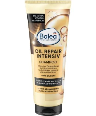 Balea Set of 5 hair care shampoo 250 ml + conditioner 200 ml + hair treatment 300 ml + Express Kur Oil Repair Intensiv 20 ml + hair oil 100 ml - Buy Online on GoSupps.com