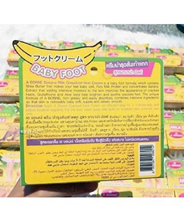 A Bonne' Cracked Heel Cream Banana Milk Rescue your feet Eliminate dry skin Cracked skin 50 g. - Buy Online on GoSupps.com